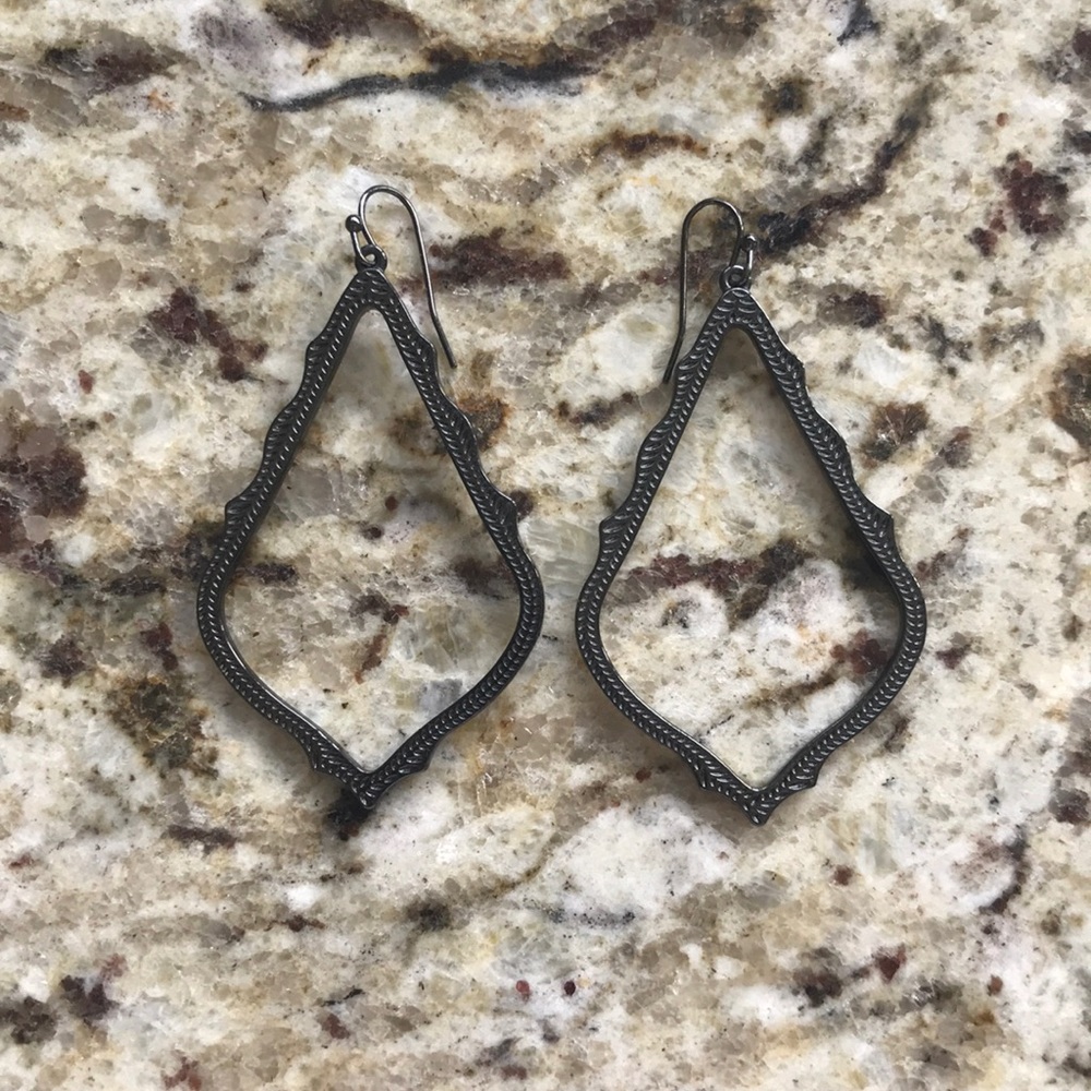Sophia Kendra Scott Gunmetal Earrings